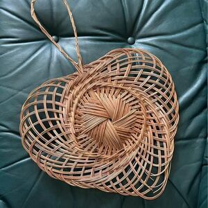 Heart shaped Rattan Wall Hanging